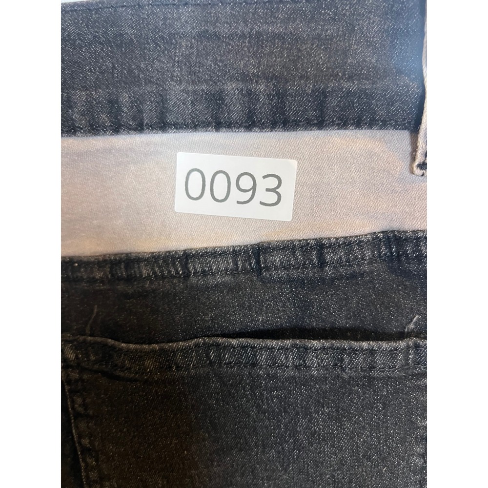 Jeans Womens Colorblock Patchwork High Rise Skinny Denim Pants Black Grey Size L - Picture 7 of 7